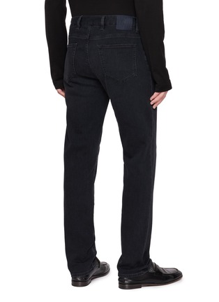 Back View - Click To Enlarge - BARMAS - Straight Leg Denim Jeans