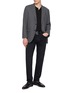 Figure View - Click To Enlarge - BARMAS - Straight Leg Denim Jeans