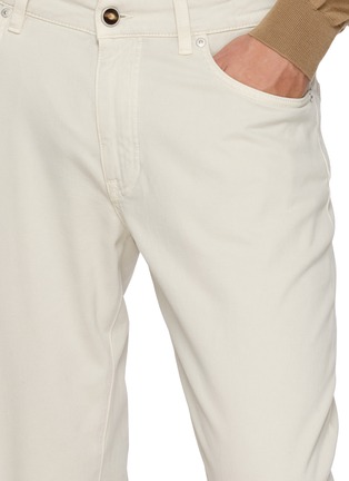  - BARMAS - Straight Leg Cotton Cashmere Stretch Pants