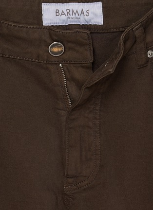  - BARMAS - Straight Leg Cotton Cashmere Stretch Pants