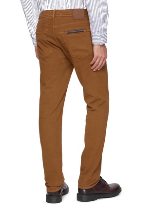 Back View - Click To Enlarge - BARMAS - Carrot Leg Cotton Wool Stretch Pants