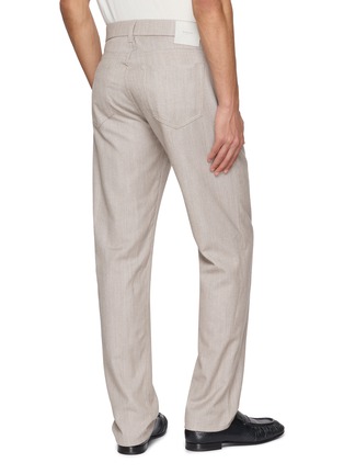 Back View - Click To Enlarge - BARMAS - Straight Leg Cotton Wool Pants