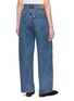 Back View - Click To Enlarge - EENK - Curved Leg Denim Jeans