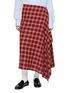 EENK Side Button Convertible Chequered Skirt