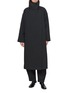 LE17SEPTEMBRE Draped Funnel-Neck Cotton Trench Coat
