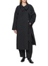 Figure View - Click To Enlarge - LE17SEPTEMBRE - Draped Funnel-Neck Cotton Trench Coat