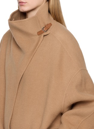  - LE17SEPTEMBRE - Cowl-Neck Handmade Cropped Wool Coat