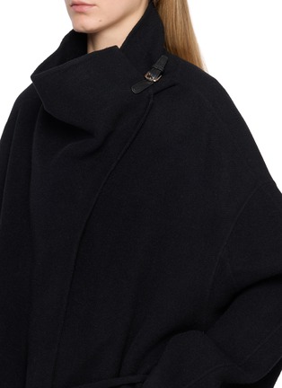 - LE17SEPTEMBRE - Cowl-Neck Handmade Cropped Wool Coat