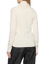 Back View - Click To Enlarge - LE17SEPTEMBRE - Rosa Scarf Neck Buttoned Knit Cardigan