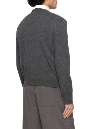 Back View - Click To Enlarge - AMOMENTO - Crewneck Knit Sweater