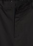  - AMOMENTO - Pleated Curved Leg Pants