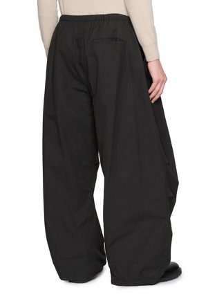 Back View - Click To Enlarge - AMOMENTO - Drawstring Waistband Wide Leg Fatigue Pants