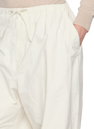  - AMOMENTO - Drawstring Waistband Wide Leg Fatigue Pants