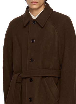  - AMOMENTO - Raglan Sleeve Belted Coat