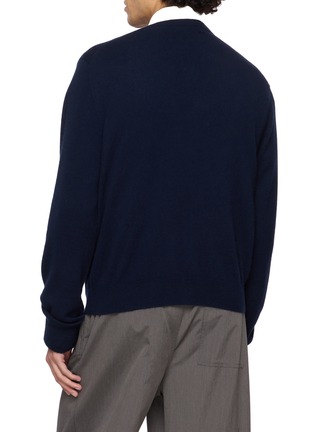 Back View - Click To Enlarge - AMOMENTO - Crewneck Knit Sweater