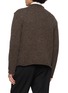 Back View - Click To Enlarge - AMOMENTO - Roll Neck Knit Sweater