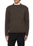 AMOMENTO Roll Neck Knit Sweater