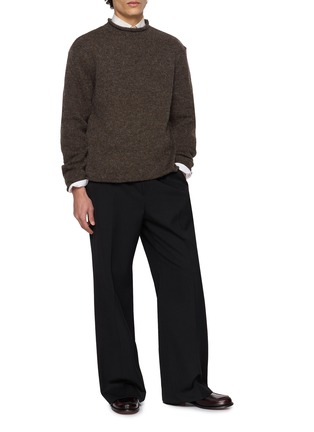 Figure View - Click To Enlarge - AMOMENTO - Roll Neck Knit Sweater