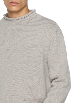  - AMOMENTO - Roll Neck Knit Sweater