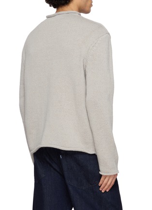Back View - Click To Enlarge - AMOMENTO - Roll Neck Knit Sweater