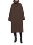 LE17SEPTEMBRE Cowl-Neck Handmade Long Coat