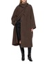 Figure View - Click To Enlarge - LE17SEPTEMBRE - Cowl-Neck Handmade Long Coat