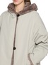  - LE17SEPTEMBRE - Mahogany Faux-Fur Trimmed Hooded Coat