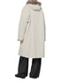Back View - Click To Enlarge - LE17SEPTEMBRE - Mahogany Faux-Fur Trimmed Hooded Coat