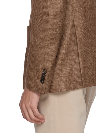  - EQUIL - Single Breasted Herringbone Blazer