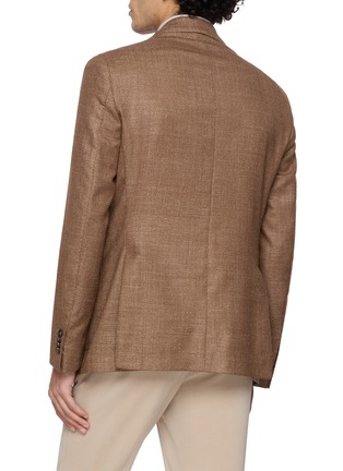Back View - Click To Enlarge - EQUIL - Single Breasted Herringbone Blazer