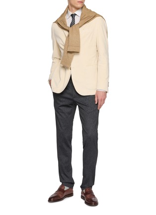 Figure View - Click To Enlarge - EQUIL - Single Breasted Garment Dyed Blazer
