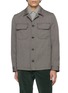 EQUIL Flap Pocket Wool Shirt Jacket