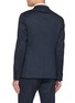 Back View - Click To Enlarge - EQUIL - Single Breasted Pinstripe Travel Blazer