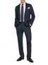 Figure View - Click To Enlarge - EQUIL - Single Breasted Pinstripe Travel Blazer