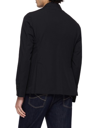 Back View - Click To Enlarge - EQUIL - Travel Patch Pocket Stretch Blazer