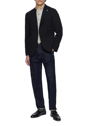 Figure View - Click To Enlarge - EQUIL - Travel Patch Pocket Stretch Blazer
