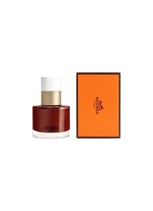 Front View - Click To Enlarge - HERMÈS - Limited Edition Les Mains Hermès Nail Enamel — Brun Hélios