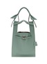BEAUTIFUL PEOPLE Extra Large Bandage Handle Shrink Leather Market Bag
