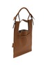 Detail View - Click To Enlarge - BEAUTIFUL PEOPLE - Extra Large Bandage Handle Shrink Leather Market Bag