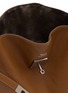 Detail View - Click To Enlarge - BEAUTIFUL PEOPLE - Extra Large Bandage Handle Shrink Leather Market Bag
