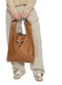 Figure View - Click To Enlarge - BEAUTIFUL PEOPLE - Extra Large Bandage Handle Shrink Leather Market Bag