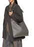 Figure View - Click To Enlarge - BEAUTIFUL PEOPLE - Extra Large Bandage Handle Shrink Leather Market Bag