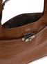 Detail View - Click To Enlarge - BEAUTIFUL PEOPLE - Large Bandage Handle Shrink Leather Market Bag