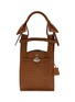 BEAUTIFUL PEOPLE Large Bandage Handle Shrink Leather Market Bag