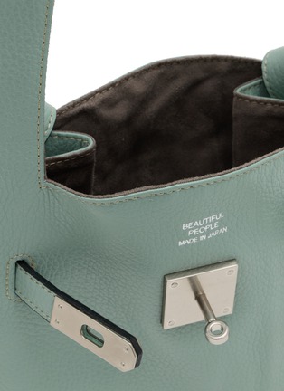 Detail View - Click To Enlarge - BEAUTIFUL PEOPLE - Shrink Leather Market Shoulder Bag