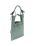 Detail View - Click To Enlarge - BEAUTIFUL PEOPLE - Extra Large Bandage Handle Shrink Leather Market Bag