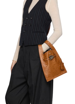 Front View - Click To Enlarge - BEAUTIFUL PEOPLE - Market Leather Shoulder Bag