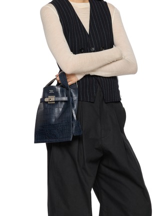 Front View - Click To Enlarge - BEAUTIFUL PEOPLE - Market Leather Shoulder Bag