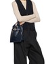 Front View - Click To Enlarge - BEAUTIFUL PEOPLE - Market Leather Shoulder Bag