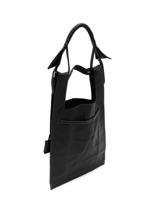 Detail View - Click To Enlarge - BEAUTIFUL PEOPLE - Extra Large Bandage Handle Shrink Leather Market Bag